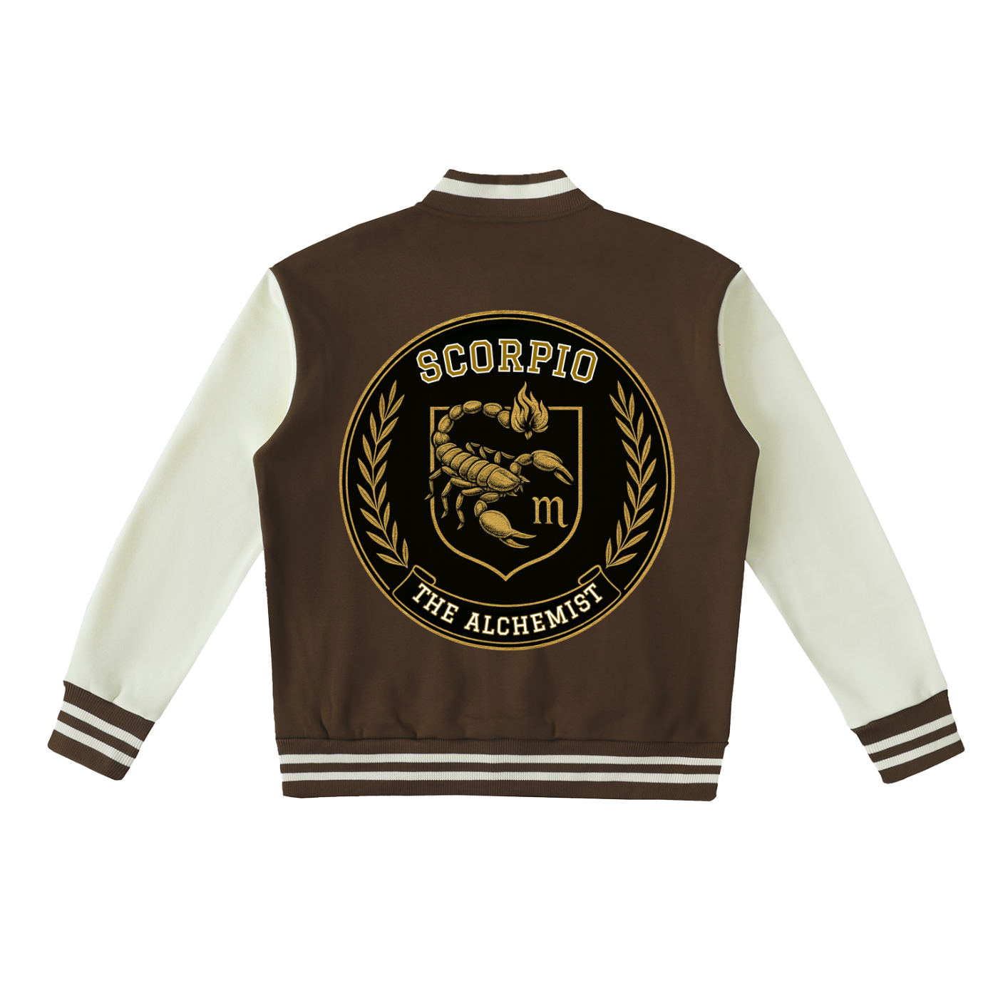 Stinger's Flame Fleeced Varsity Jacket (Scorpio)