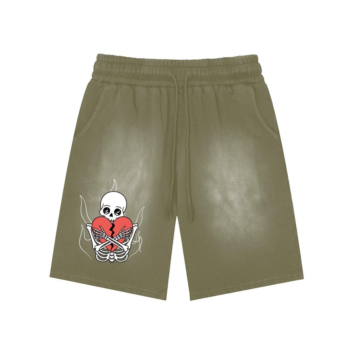 No Love Washed Shorts