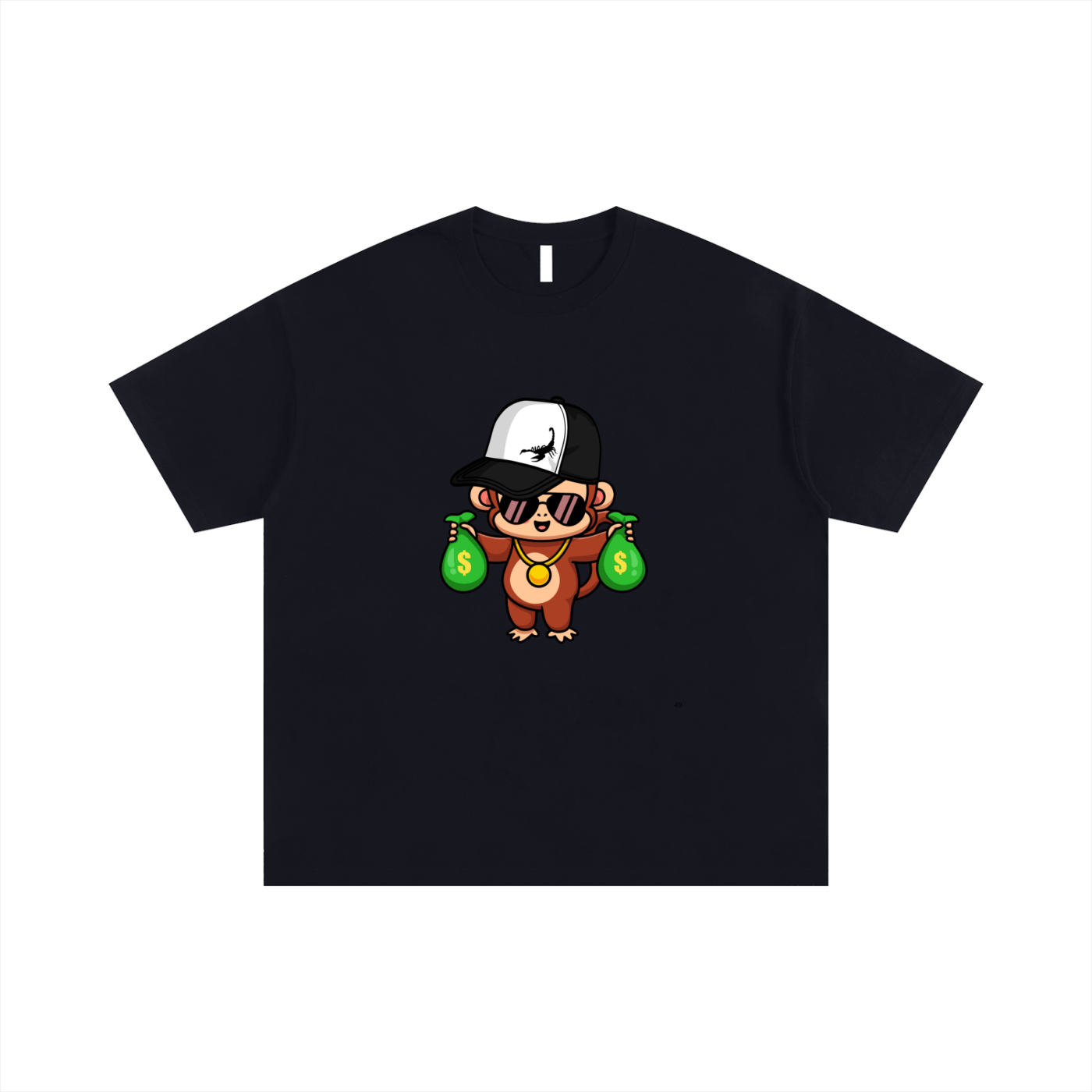 The Money Is Coming Tee (Black Green)