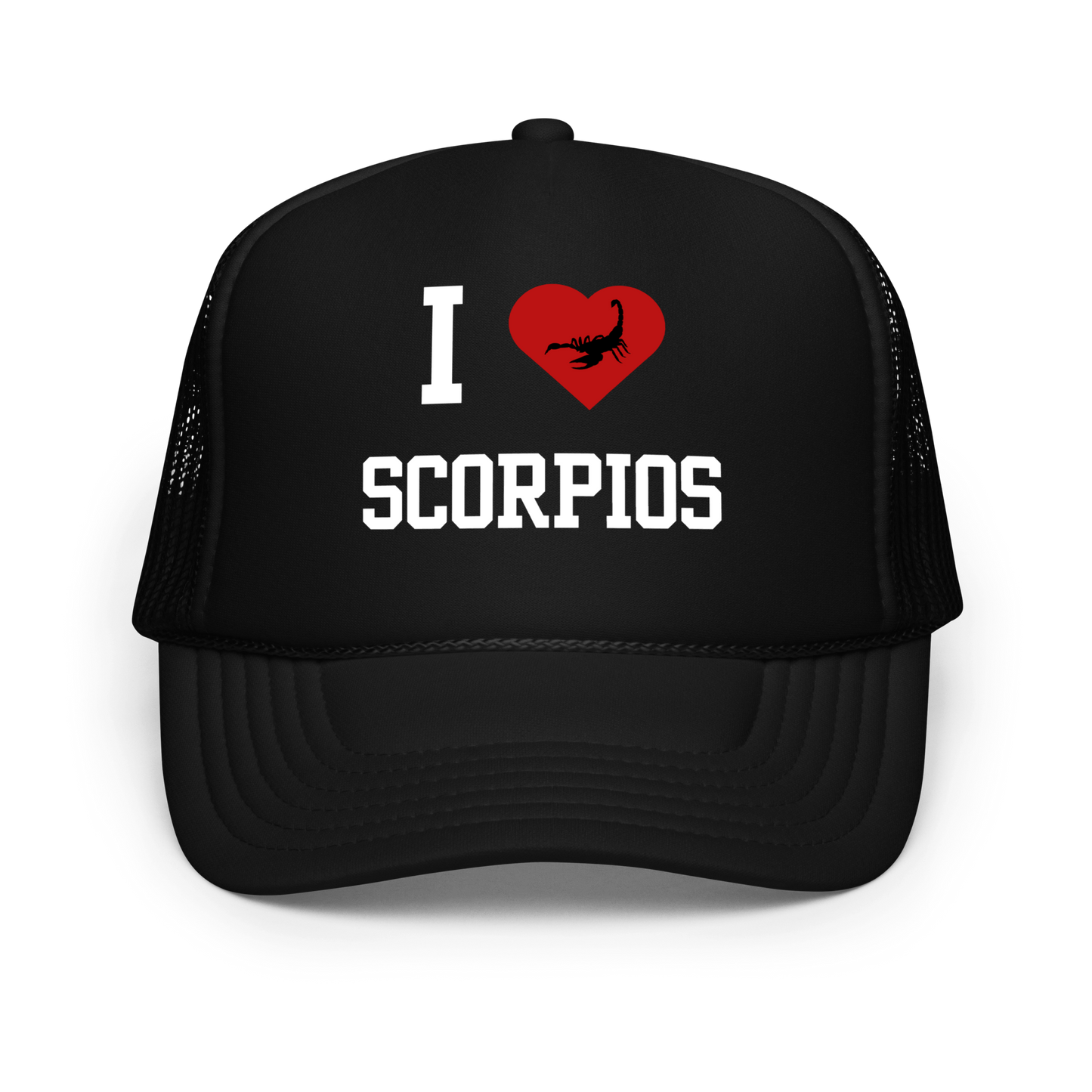 I ❤️ Scorpios Foam Trucker Hat