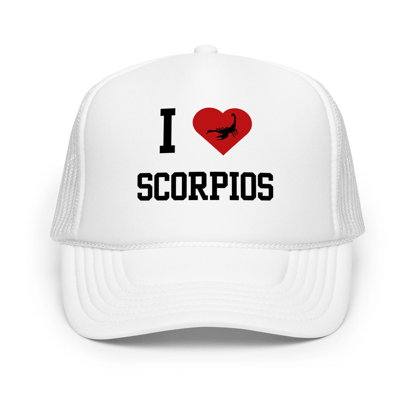 I ❤️ Scorpios Foam Trucker Hat