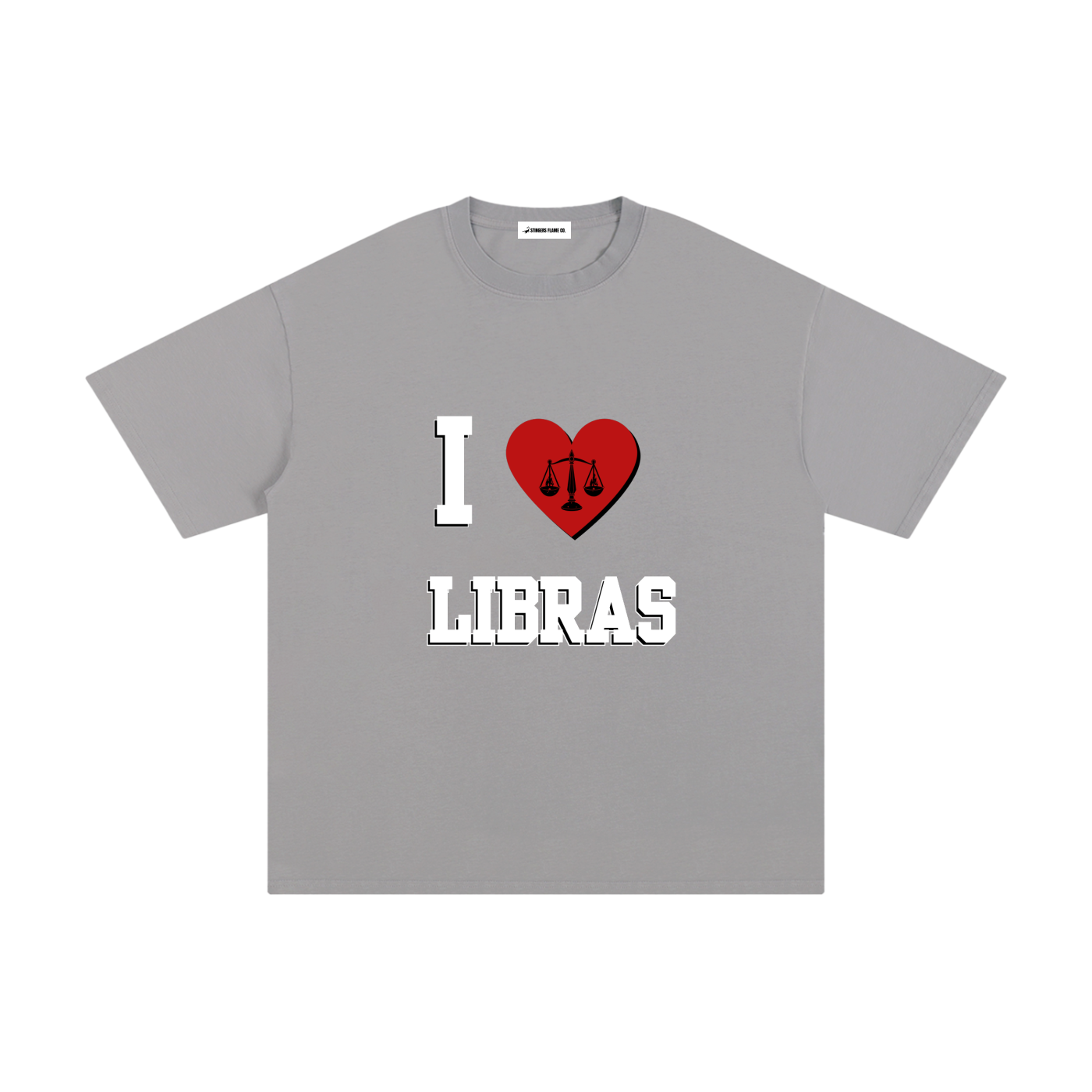 I LOVE LIBRAS Cotton T-Shirt (Multi-Color)