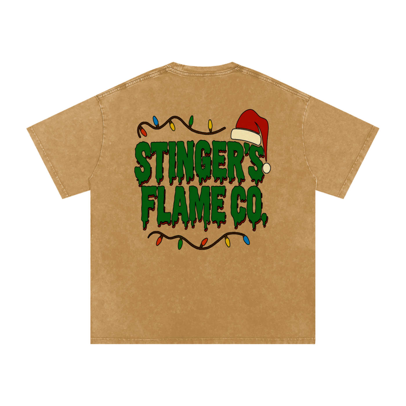 "The Grinch Was A Scorpio" Snow Washed Oversized Tee