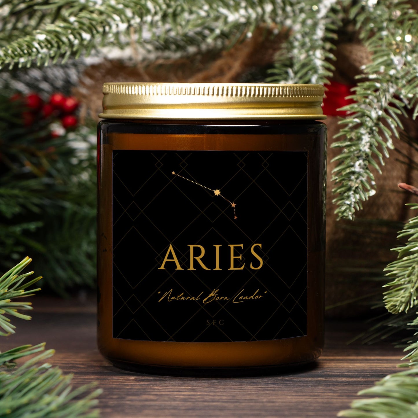 Aries "Natural Born Leader" Scented Candle