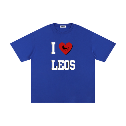 I LOVE LEOS Cotton T-Shirt (Multi-Color)