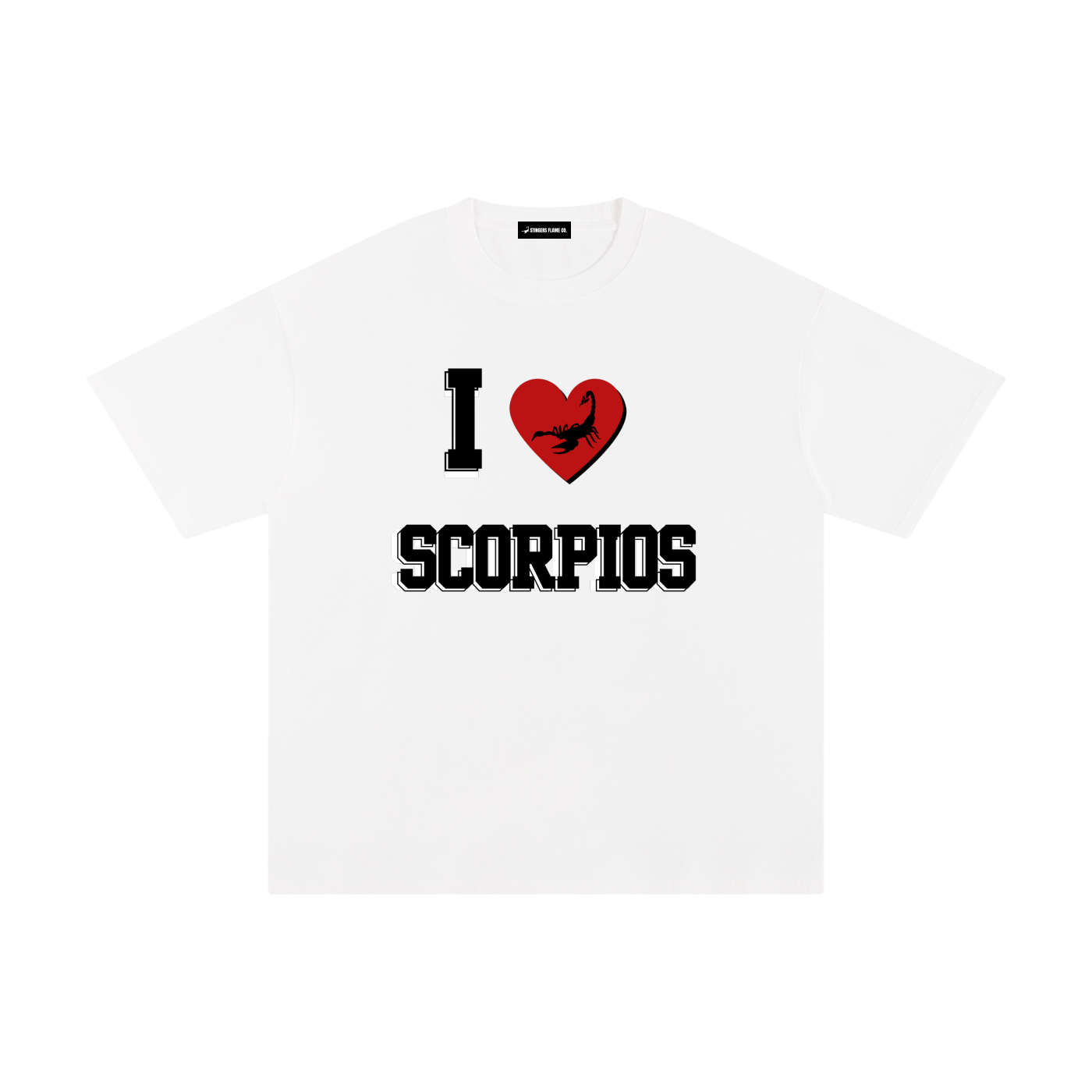 I LOVE SCORPIOS Cotton T-Shirt (White)