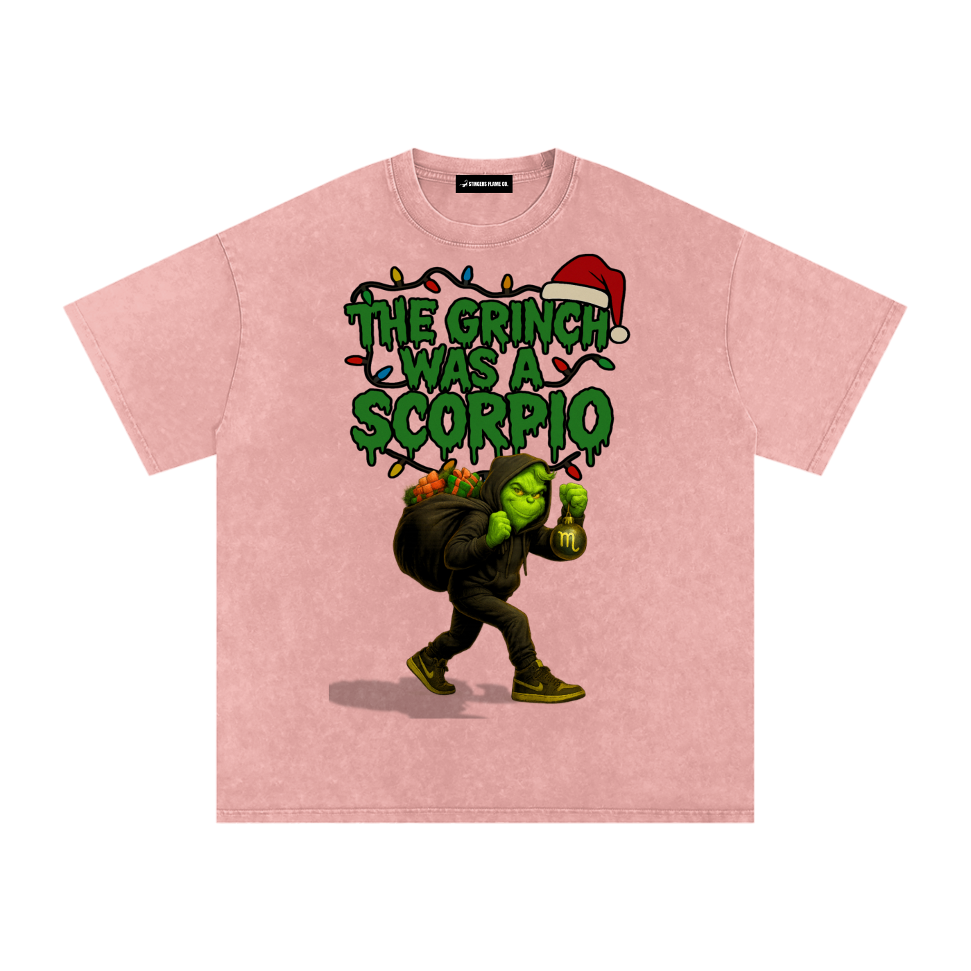 Scorpio,Holiday,Christmas,Streetwear,Premium,Cotton,Zodiac,Festive,Unisex,Casual