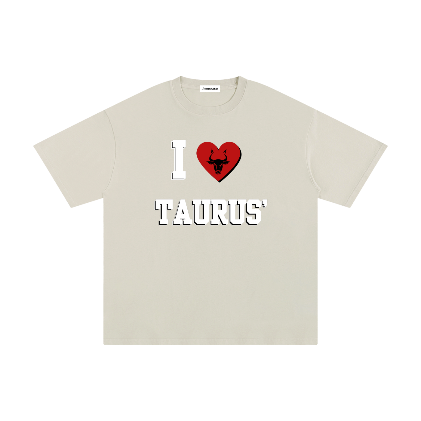I LOVE TAURUS Cotton T-Shirt (Multi-Color)