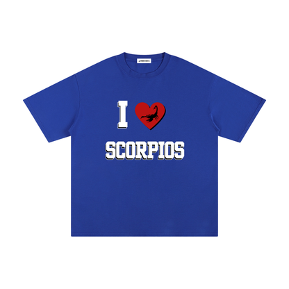 I LOVE SCORPIOS Cotton T-Shirt (Multi-Color)