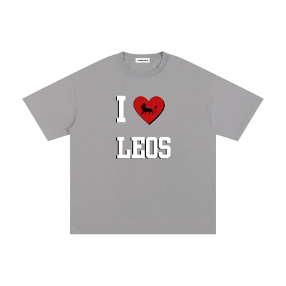 I LOVE LEOS Cotton T-Shirt (Multi-Color)