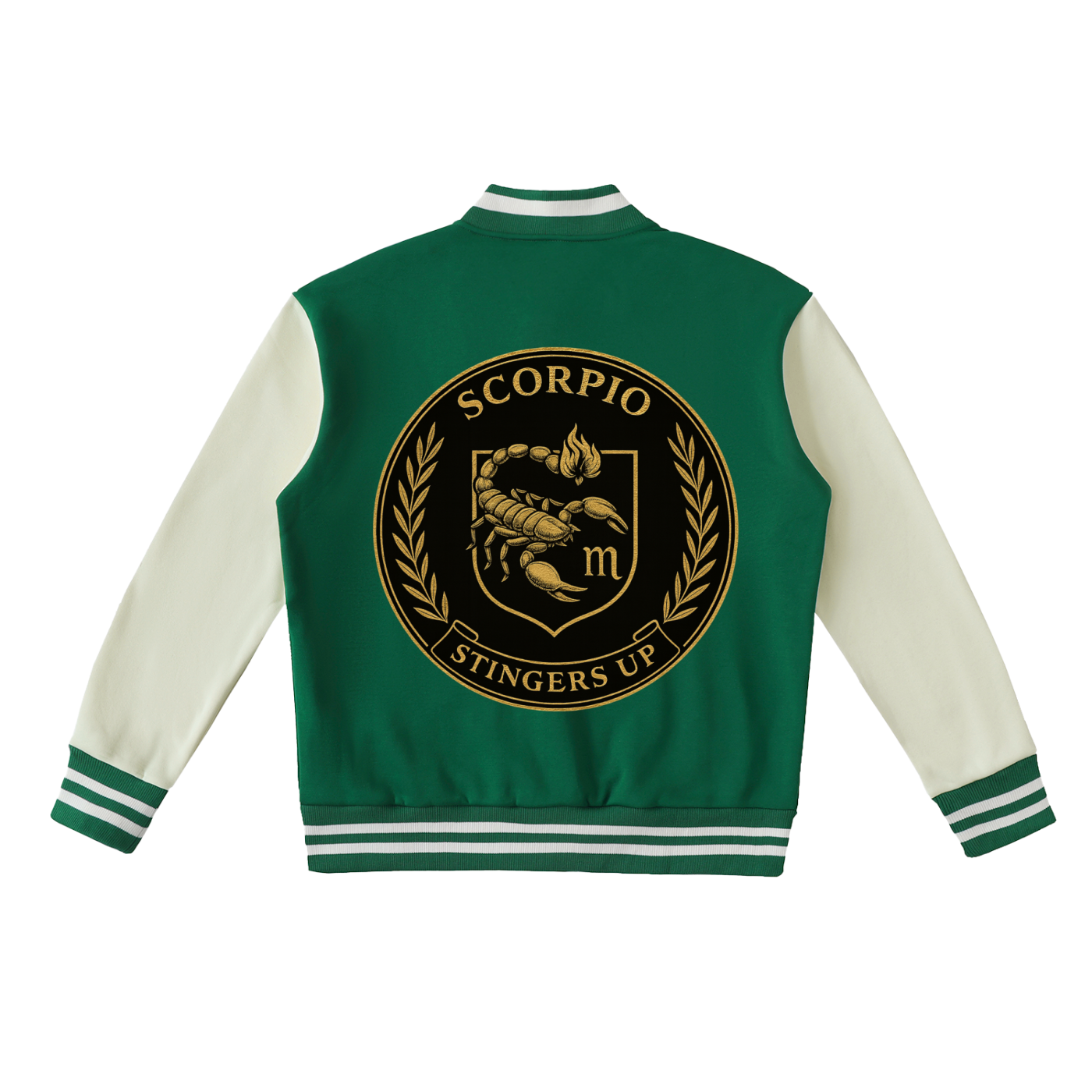 SFU Two-Tone Fleeced Varsity Jacket (Scorpio)
