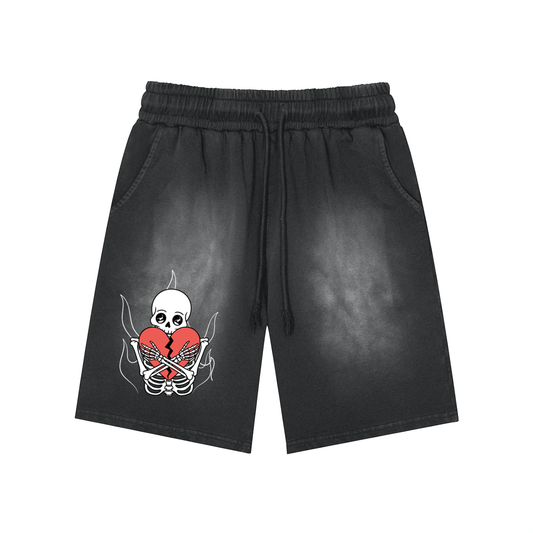 No Love Washed Shorts