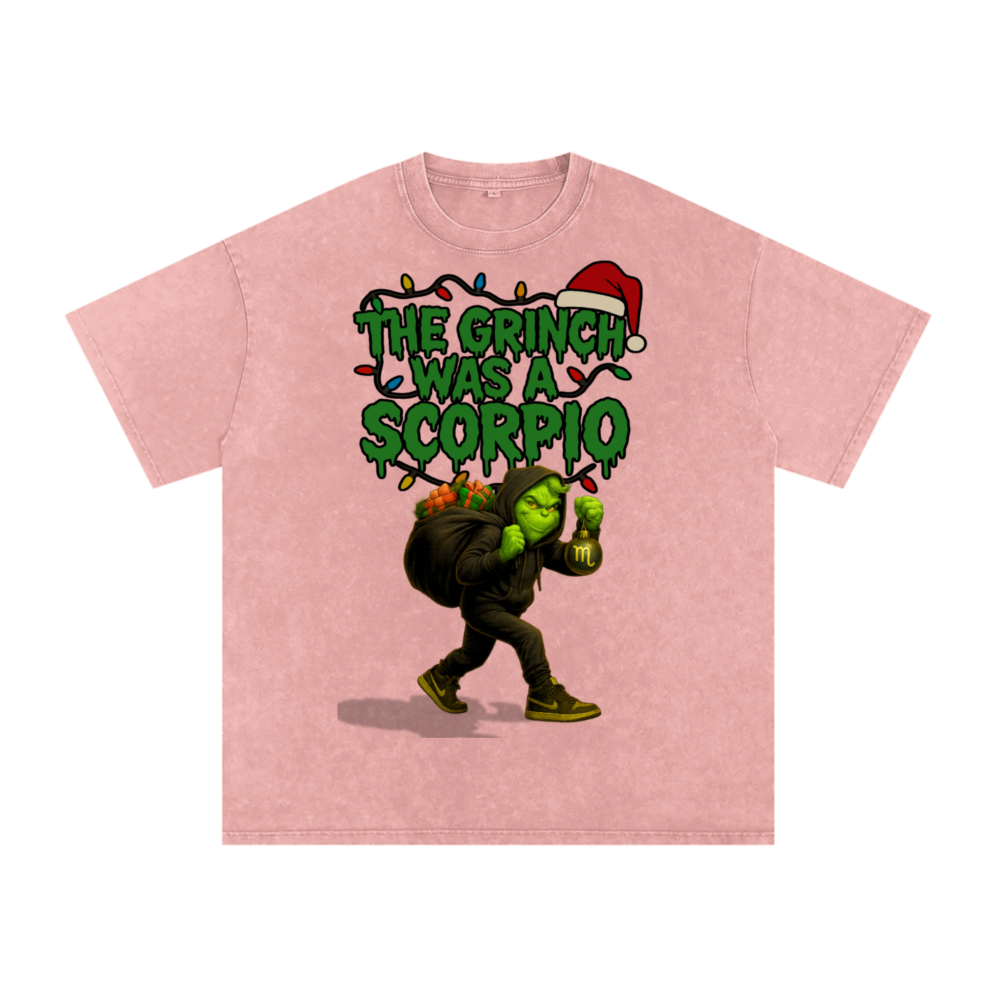 Scorpio,Holiday,Christmas,Streetwear,Premium,Cotton,Zodiac,Festive,Unisex,Casual