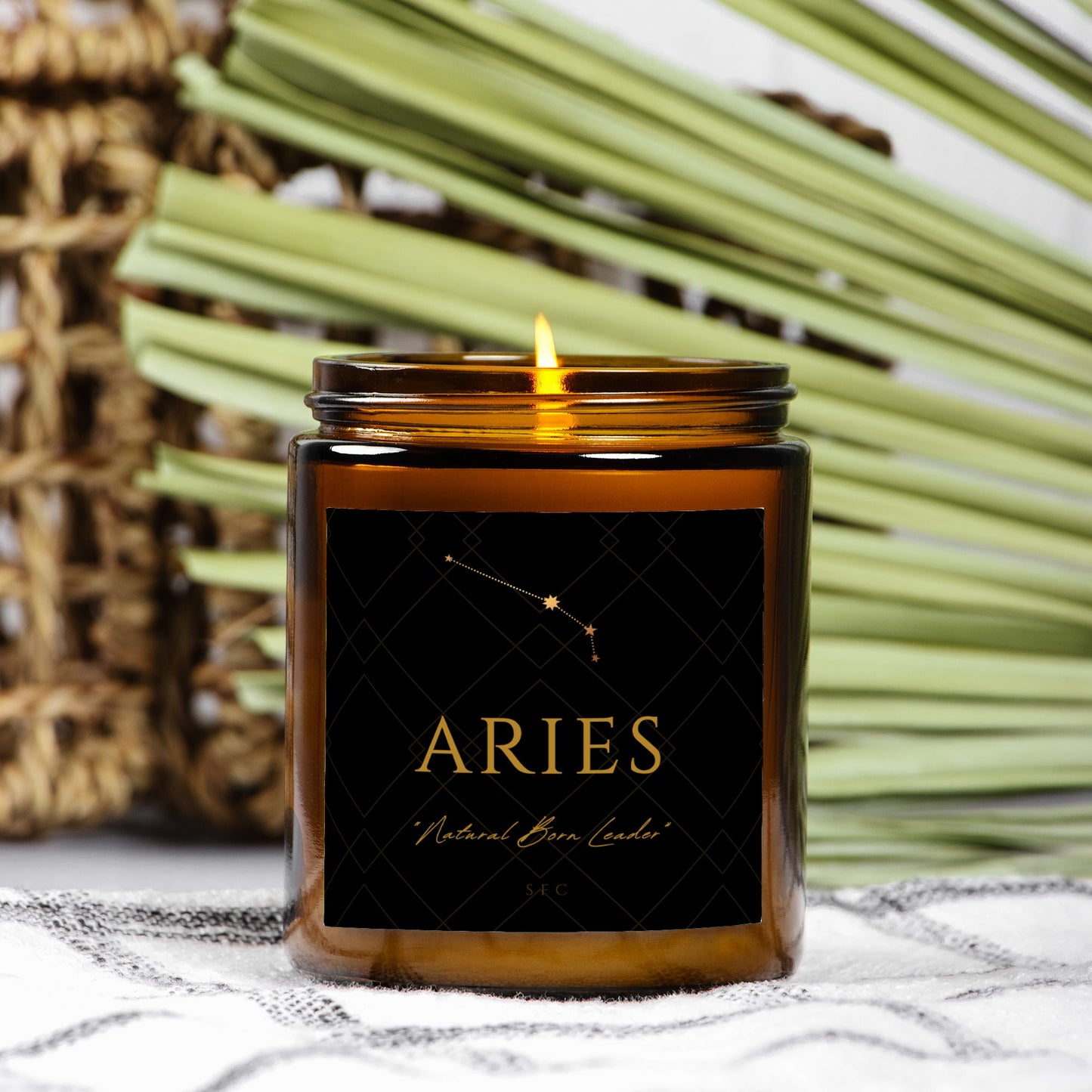 Aries "Natural Born Leader" Scented Candle