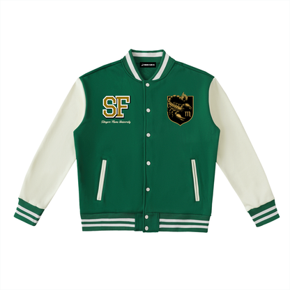 Stinger's Flame Fleeced Varsity Jacket (Scorpio)