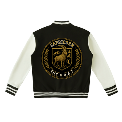Stinger's Flame Fleeced Varsity Jacket (Capricorn)