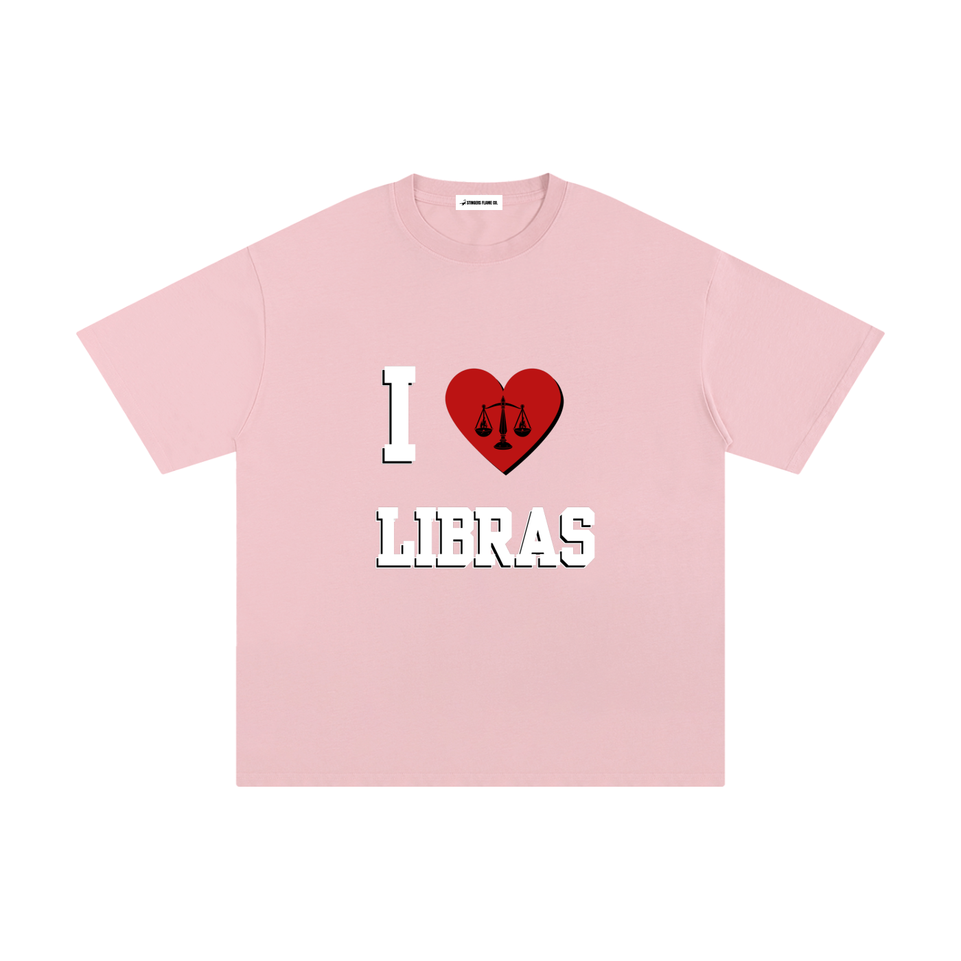 I LOVE LIBRAS Cotton T-Shirt (Multi-Color)