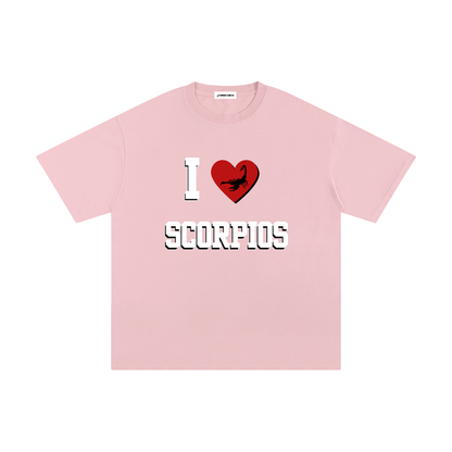 I LOVE SCORPIOS Cotton T-Shirt (Multi-Color)
