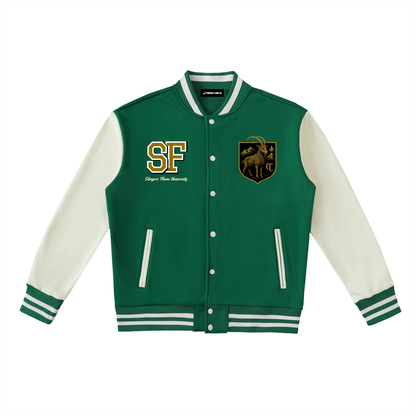 Stinger's Flame Fleeced Varsity Jacket (Capricorn)