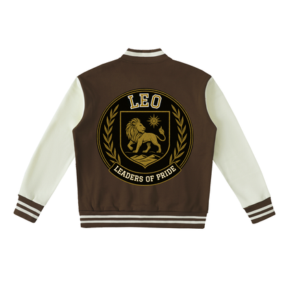 Stinger's Flame Fleeced Varsity Jacket (Leo)