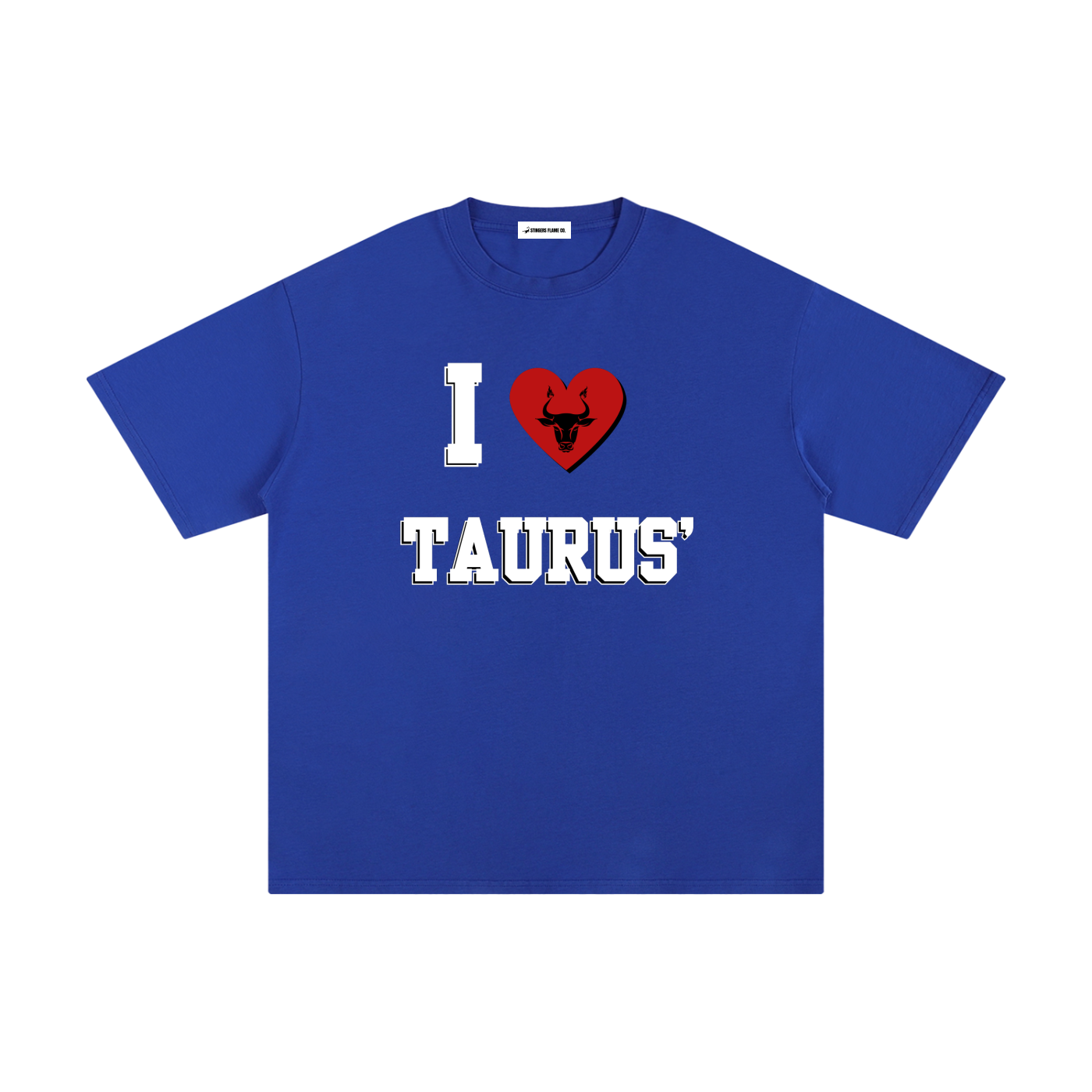 I LOVE TAURUS Cotton T-Shirt (Multi-Color)