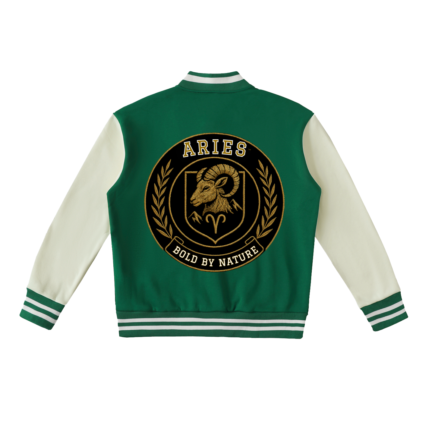 Stinger's Flame Fleeced Varsity Jacket (Aries)