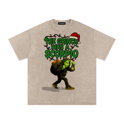 Scorpio,Holiday,Christmas,Streetwear,Premium,Cotton,Zodiac,Festive,Unisex,Casual