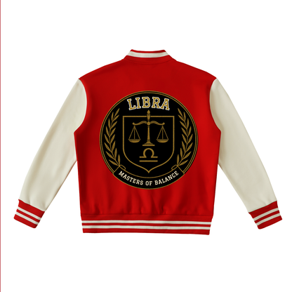 Stinger's Flame Fleeced Varsity Jacket (Libra)