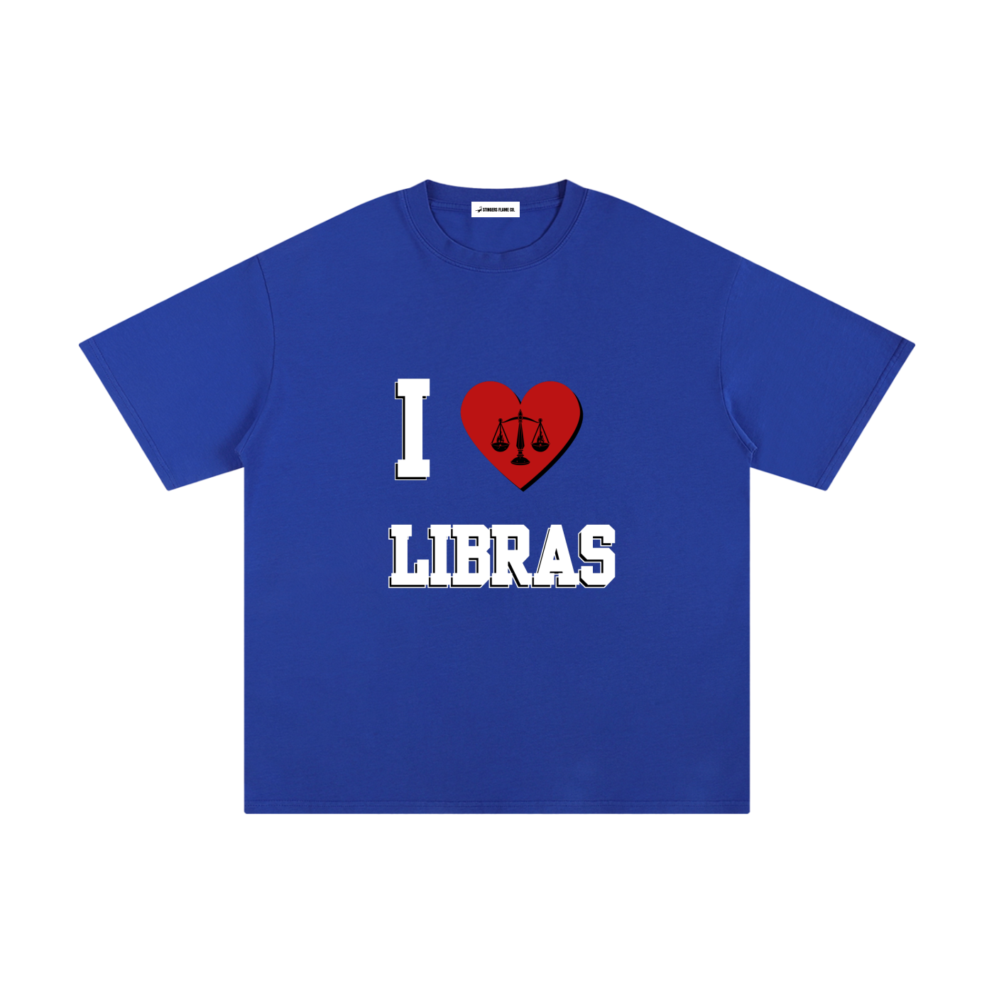 I LOVE LIBRAS Cotton T-Shirt (Multi-Color)