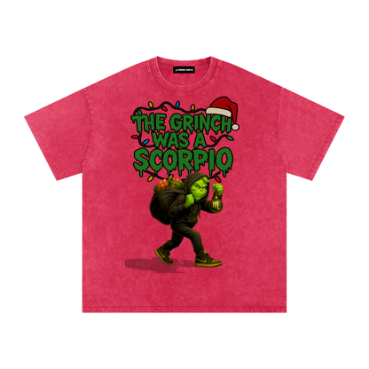 Scorpio,Holiday,Christmas,Streetwear,Premium,Cotton,Zodiac,Festive,Unisex,Casual