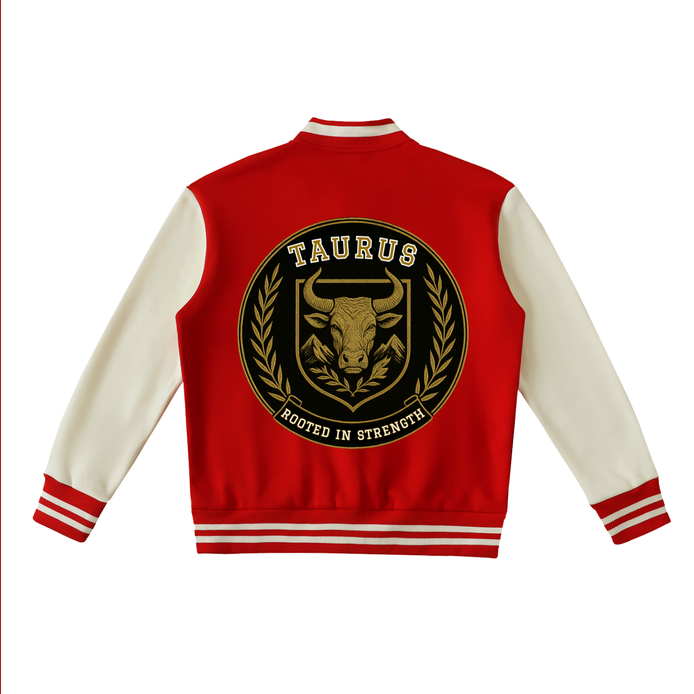 Stinger's Flame Fleeced Varsity Jacket (Taurus)