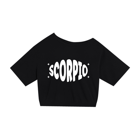 Scorpio Shoulder Oversized Tee (Dark)