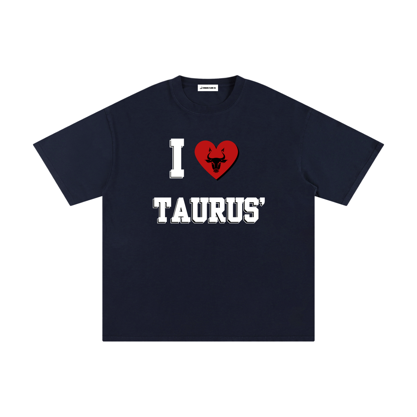 I LOVE TAURUS Cotton T-Shirt (Multi-Color)