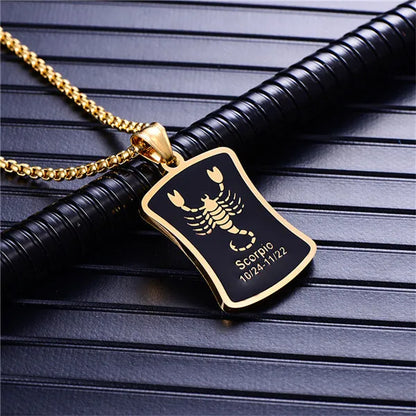 Scorpio Charm Pendant Necklace
