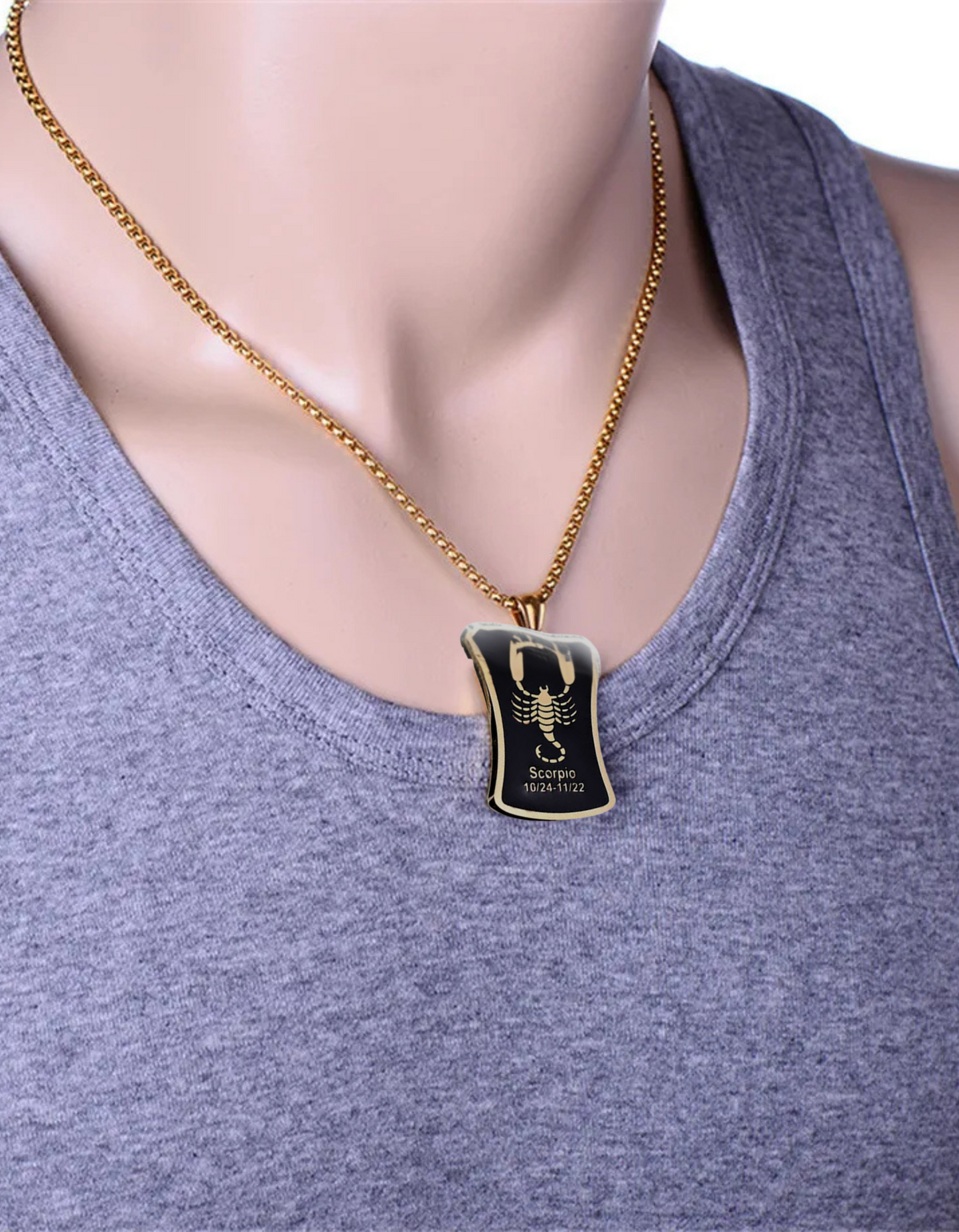 Scorpio Charm Pendant Necklace