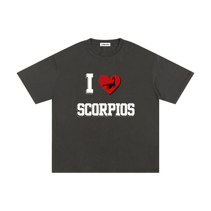 I LOVE SCORPIOS Cotton T-Shirt (Multi-Color)