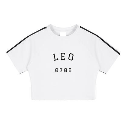 Leo Tapered Performance Crop Top