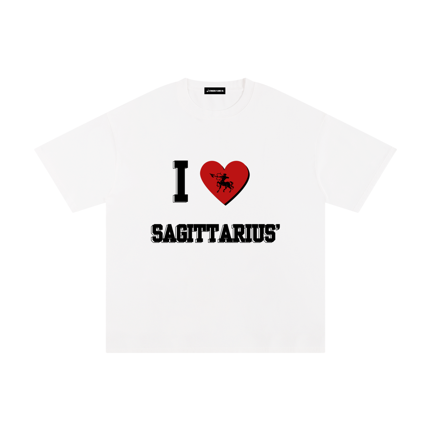 I LOVE SAGS Cotton T-Shirt (White)