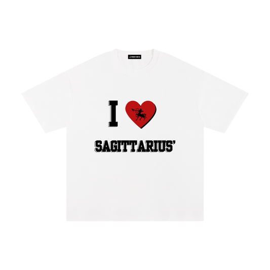 I LOVE SAGS Cotton T-Shirt (White)