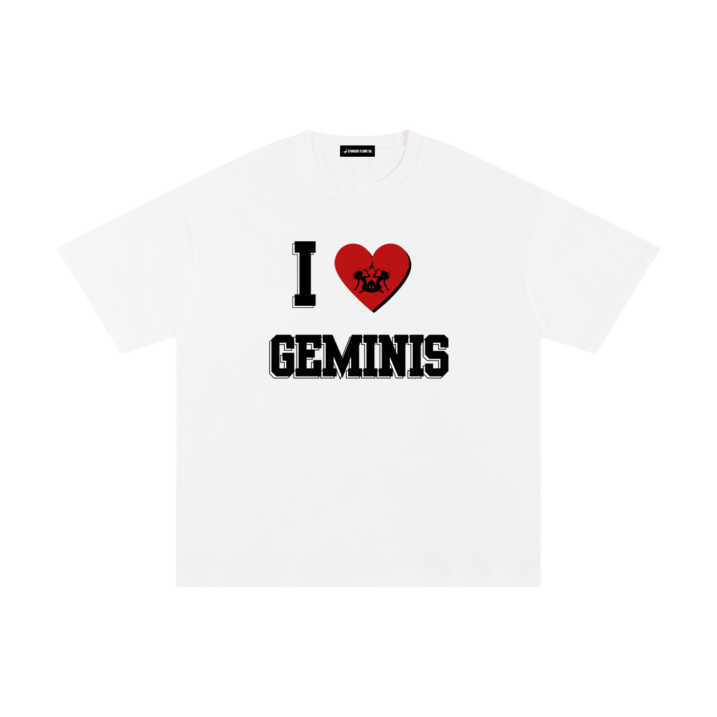 I LOVE GEMINI Cotton T-Shirt (White)