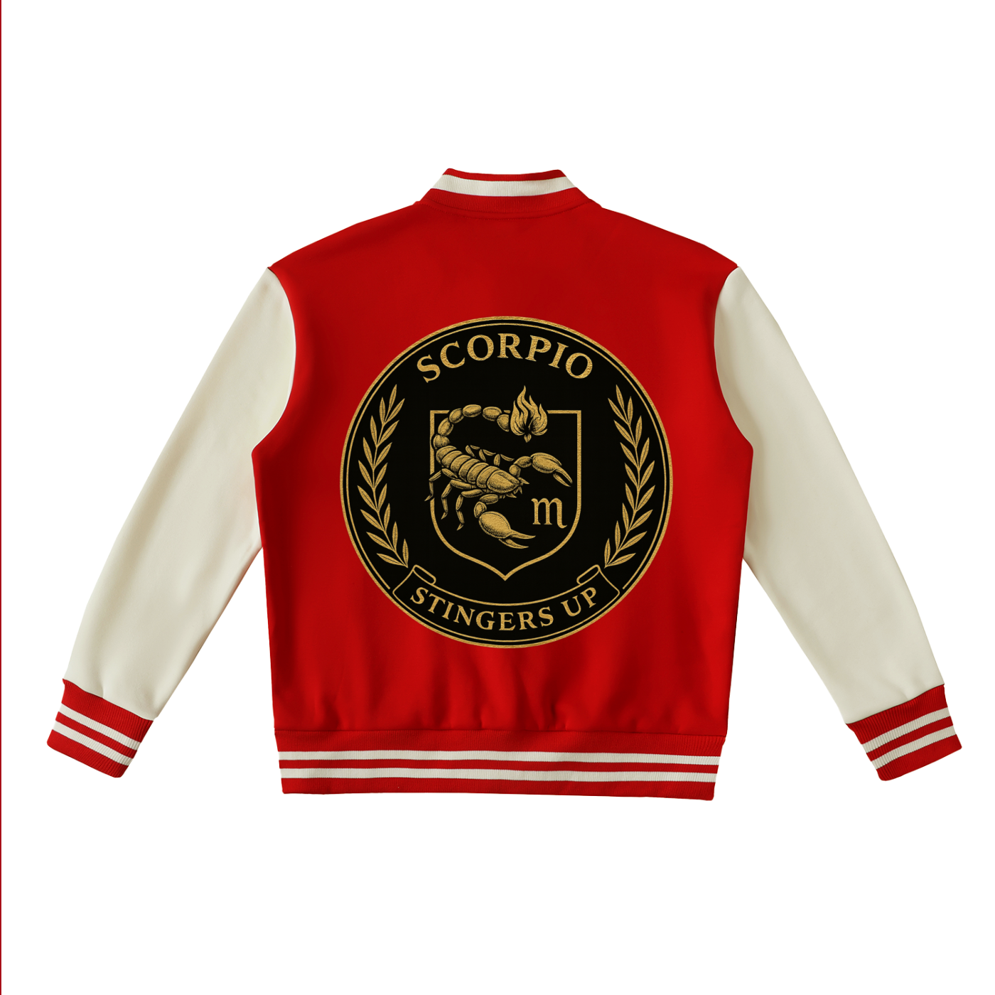 SFU Two-Tone Fleeced Varsity Jacket (Scorpio)
