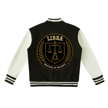 Stinger's Flame Fleeced Varsity Jacket (Libra)