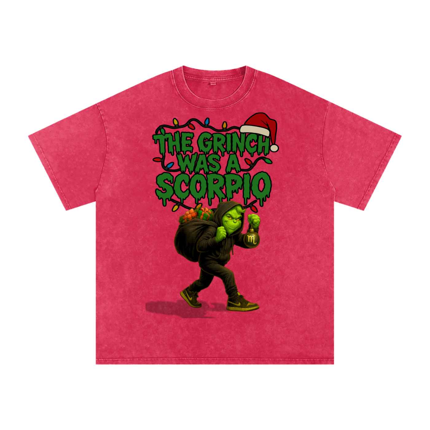 Scorpio,Holiday,Christmas,Streetwear,Premium,Cotton,Zodiac,Festive,Unisex,Casual