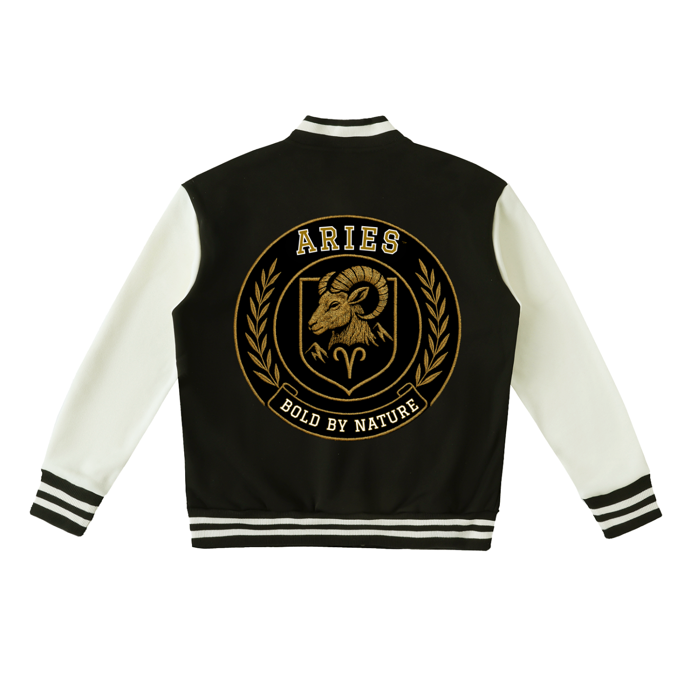 Stinger's Flame Fleeced Varsity Jacket (Aries)