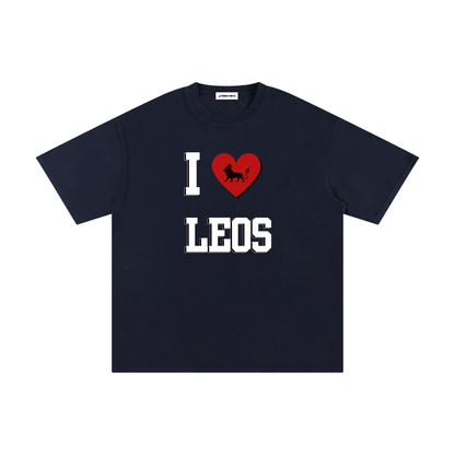 I LOVE LEOS Cotton T-Shirt (Multi-Color)