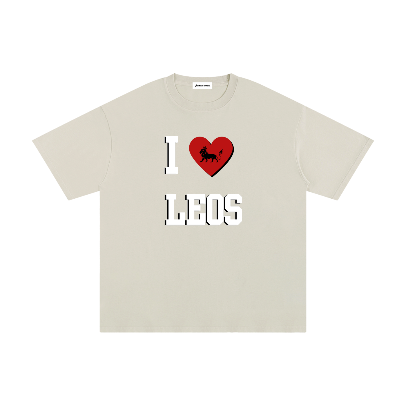 I LOVE LEOS Cotton T-Shirt (Multi-Color)