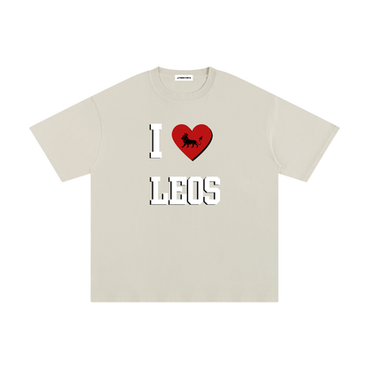 I LOVE LEOS Cotton T-Shirt (Multi-Color)