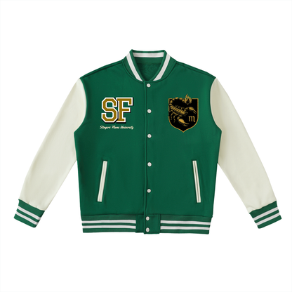 SFU Two-Tone Fleeced Varsity Jacket (Scorpio)