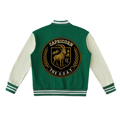 Stinger's Flame Fleeced Varsity Jacket (Capricorn)