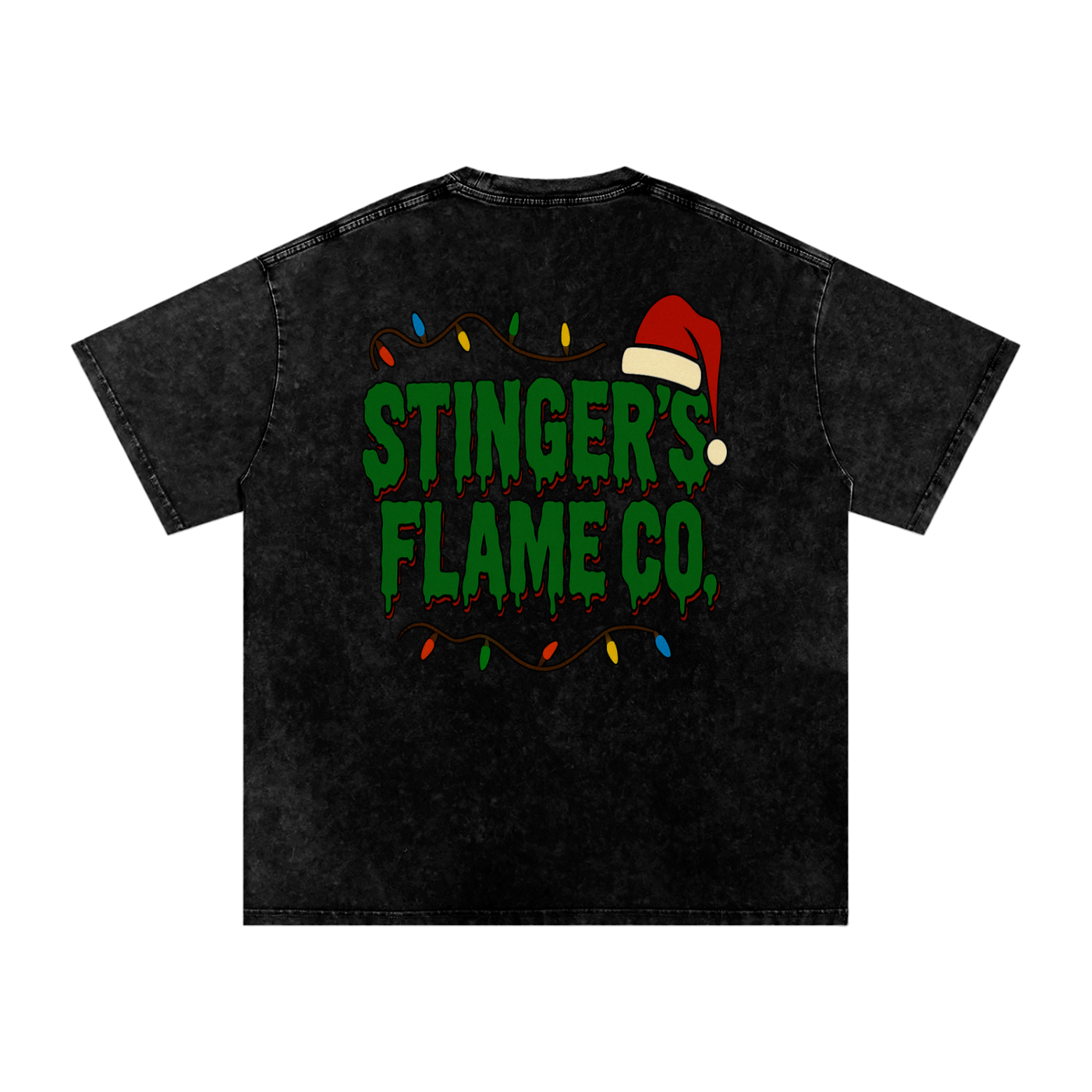 "The Grinch Was A Scorpio" Snow Washed Oversized Tee